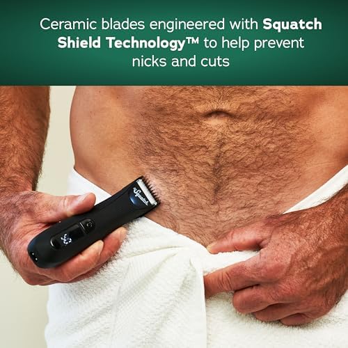 Dr. Squatch Groin Guardian Electric Trimmer with Squatch-Shield Technology™ Groin & Body Hair Trimmer, Cordless Trimmer with Built-in LED Light, Black - Image 5