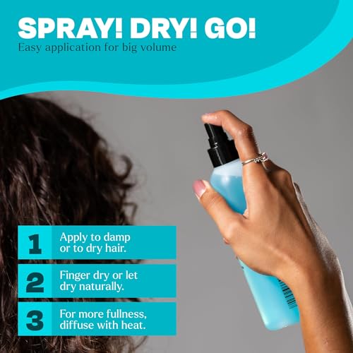 THESALONGUY - Sea Salt Texturizing Spray for Volumizing Curly and Wavy Hair, Men & Women, Beach Waves Hair Spray with Kelp & Natural Ingredients - 2 Pack - Image 3