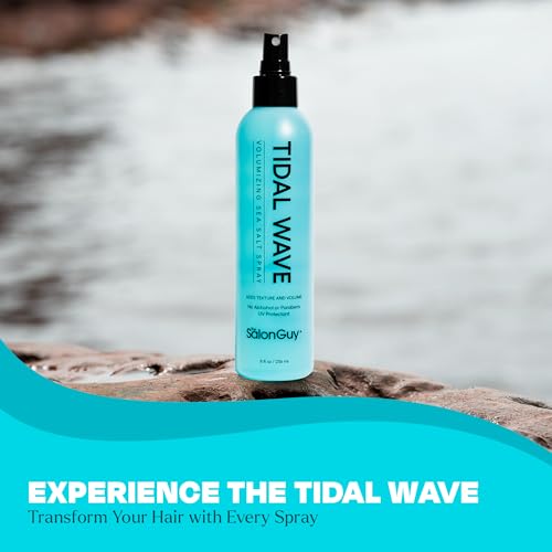 THESALONGUY - Sea Salt Texturizing Spray for Volumizing Curly and Wavy Hair, Men & Women, Beach Waves Hair Spray with Kelp & Natural Ingredients - 2 Pack - Image 7
