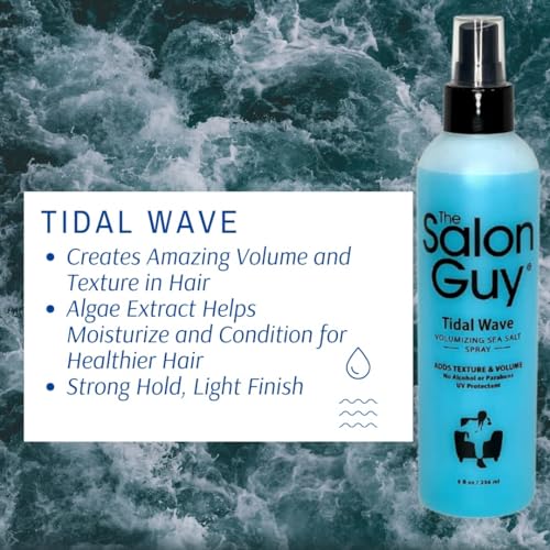 THESALONGUY - Sea Salt Texturizing Spray for Volumizing Curly and Wavy Hair, Men & Women, Beach Waves Hair Spray with Kelp & Natural Ingredients - 2 Pack - Image 9