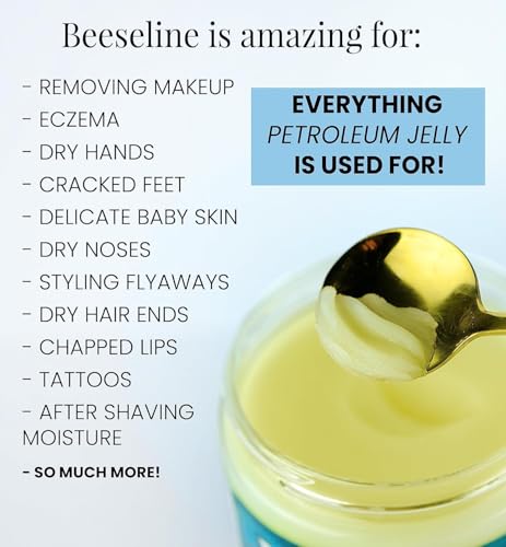 Beeseline Original Unpetroleum - 100% Natural & Hypoallergenic Alternative to Petroleum Jelly - Lips, Hands, Baby, Makeup Remover and More (2 Ounce) - Image 3