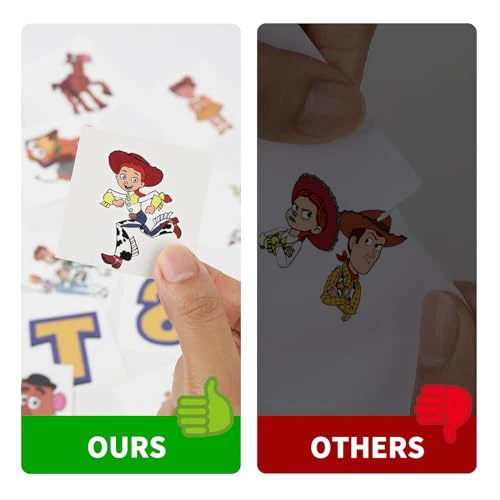 40 Pcs Toy Inspired Story Temporary Tattoos - 2x2 Inch Pre-Cut Designs for Birthday Party Favors, Supplies, Decoration, Kids' Gifts, and School Rewards - Image 3