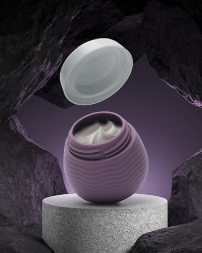 Yinke Travel Containers for Toiletries, Silicone Cream Jars, TSA Approved Travel Size Containers, Leak-proof Travel Essentials/Accessories with Lid for Cosmetic Face Body Cream(4 Pack), 50ml, Purple - Image 2