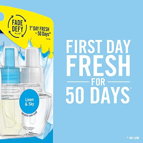 Febreze Plug In Air Freshener, Odor-Fighting Scented Oil Refill, Air Fresheners for Home and Bathroom and Kitchen, Long Lasting for Strong Odors, Premium Holiday Mix, 0.87oz Refills, 3 Count - Image 2