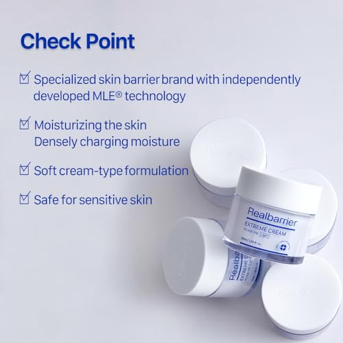 Real Barrier Extreme Cream Light 1.69 Fl Oz, Lightweight Daily Soft Cream Facial Moisturizing Soothing Cream with Hyaluronic Acid Ceramides for Sensitive Skin, Strengthen Skin Barrier, Korean Skincare - Image 2