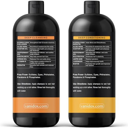 Tea Tree Shampoo and Conditioner Set with Biotin and 100% Pure Tea Tree Oil for Itchy and Dry Scalp - Sulfate and Paraben Free - Tea Tree Oil Shampoo and Conditioner - 16 fl. oz. Each - Image 8
