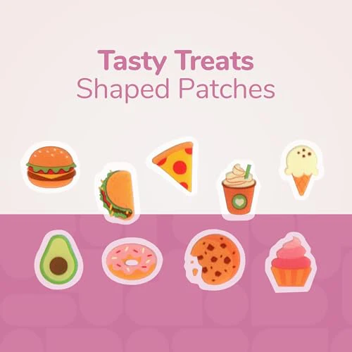 BioSwiss Pimple Patches, Tasty Treats Shaped Acne Patch for Zits and Blemishes, Hydrocolloid Spot Stickers for Face and Skin, 144 Count - Image 4