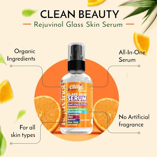 Snail Mucin Serum Vitamin C Face Serum Anti Aging with Hyaluronic Acid Niacinamide Retinol MSM Aloe Vera & Ceramides - Korean Skin Care Glass Skin Dark Spot Remover for Glowing Skin & Beauty (1 Pack) - Image 7