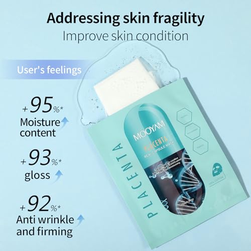 Face Masks Skincare Set for Girl,Moisturizing Collagen Facial Masks for Women Home Spa,Hyaluronic Acid Face Mask for All Skin Types,Day Night Facial Mask Deep Cleaning,Oil Contral 25ml (18Pack) - Image 5