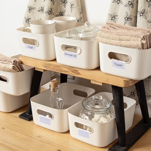 PATIKIL 50 Pcs Wire Shelf Label Holder, Plastic Storage Bins Clip Merchandise Sign Display Holder Label Holders for Market, Retail Shop, and Pantry(1.65x3.15 inch) - Image 7