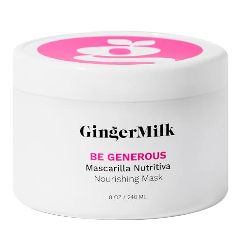 GINGER MILK - Hair Mask, Hair Care, Hair Mask For Damaged Hair, Deep Conditioning Hair Mask, Hair Mask For Dry Damaged Hair And Growth, Be Generous(8 oz.)