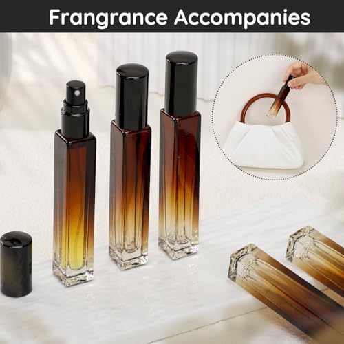 Segbeauty 10ML Travel Cologne Sprayer, 5 Packs Refillable Atomizer Spray Bottle for Perfume, Empty Mini Glass Perfume Bottle Fine Mist Dispenser, Portable Leak-proof Sample Bottles for Travel Outgoing - Image 5