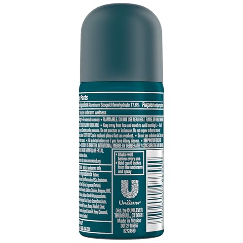 Degree Men’s Travel Deodorant Antiperspirant 3-Pack – 72H Advanced Protection Dry Spray, Cool Rush Scent, 1 Oz Ea - Image 2