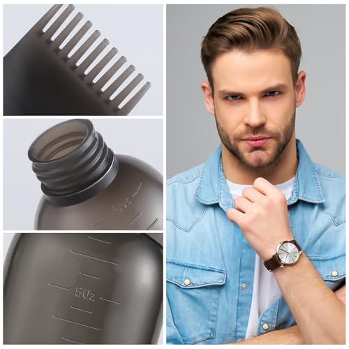 Pimoys 3 PCS Root Comb Applicator Bottle and Continuous Hair Spray Bottle, Hair Oil Applicator Hair Water Mister Oiling Applicator for Dye Hairstyling - Image 5