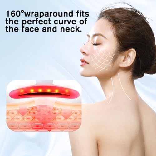 LATME Facial Massager,Neck Face Massager Tool,3 Mode Massage with Heat,Portable Beauty Instrument for Skin Care Women Gift - Image 5