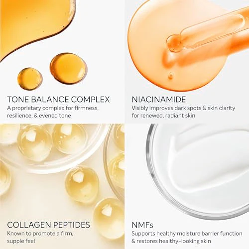 Dove Targeted Serum Multipurpose for Stretch Marks, Dark Spots, Uneven Skin Tone and Elasticity,with Tone Balance Complex, Niacinamide, Collagen Peptides and Natural Moisturizing Factors, 3.2 oz - Image 7