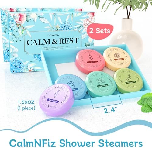 12 Pack Shower Steamers, Bath Bombs with Individually Wrapped, Shower Tablets for Her, Valentines Day Gifts for Her and Him, Birthday Presents for Men and Women Who Have Everything(6 Scents) - Image 2