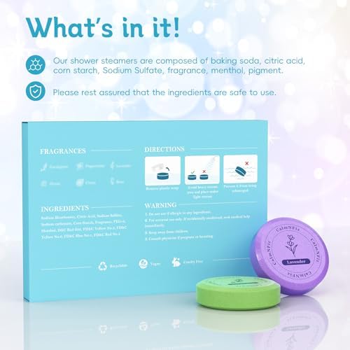 12 Pack Shower Steamers, Bath Bombs with Individually Wrapped, Shower Tablets for Her, Valentines Day Gifts for Her and Him, Birthday Presents for Men and Women Who Have Everything(6 Scents) - Image 3