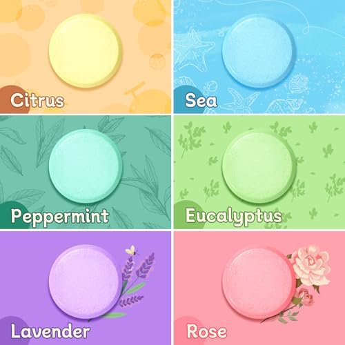12 Pack Shower Steamers, Bath Bombs with Individually Wrapped, Shower Tablets for Her, Valentines Day Gifts for Her and Him, Birthday Presents for Men and Women Who Have Everything(6 Scents) - Image 5