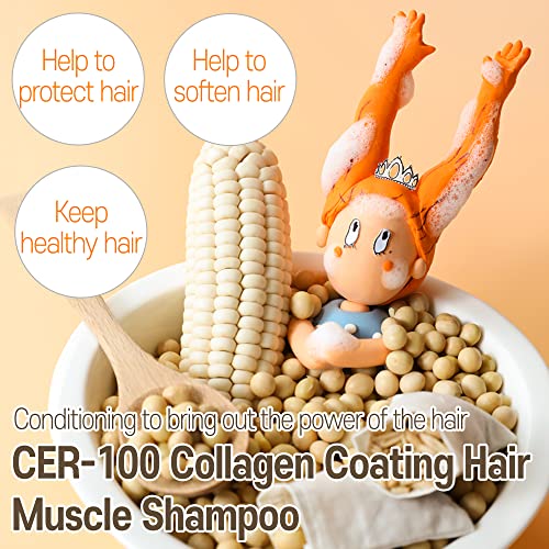 Elizavecca CER-100 Collagen Coating Hair A+ Muscle Shampoo, 16.9 fl oz - Image 9