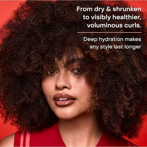 SheaMoisture Curl Stretch Multi-tasking Volume Cream Kalahari Melon Oil and a Tropical Vacation Scent With Hydrating Hyaluronic Serum, Defines Type 4 Curls For Days 11 Fl Oz - Image 3