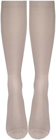 Truform Women's 15-20 mmHg Medical Compression Socks, Moderate Support Soft Stretch Comfort Microfiber, Knee High, Closed Toe, Tan, Medium - Image 2