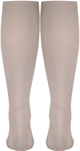 Truform Women's 15-20 mmHg Medical Compression Socks, Moderate Support Soft Stretch Comfort Microfiber, Knee High, Closed Toe, Tan, Medium - Image 6
