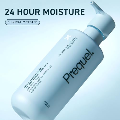 Prequel Skin - Urea Advanced Relief Moisturizing Milk - 2 Pack - Face and Body Moisturizer - Unscented - 13.5 Fl Oz - Image 6
