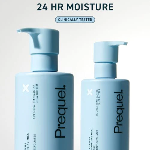 Prequel Skin - Urea Advanced Relief Moisturizing Milk - 2 Pack - Face and Body Moisturizer - Unscented - 13.5 Fl Oz - Image 7