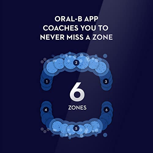 Oral-B iO Deep Clean + Protect Rechargeable Electric Toothbrush, Black with a iO Series 7 Toothbrush, 2 Replacement Brush Heads, and a Charging Travel Case - Image 3