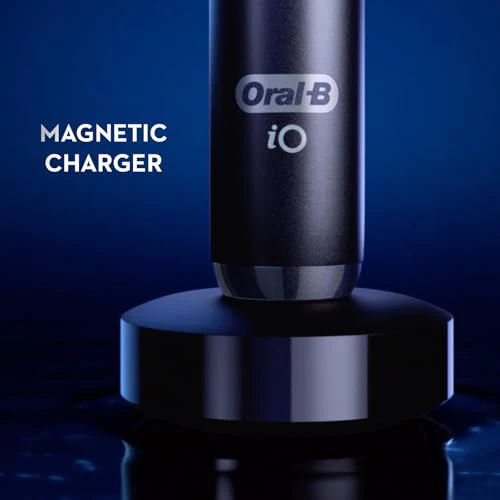Oral-B iO Deep Clean + Protect Rechargeable Electric Toothbrush, Black with a iO Series 7 Toothbrush, 2 Replacement Brush Heads, and a Charging Travel Case - Image 5