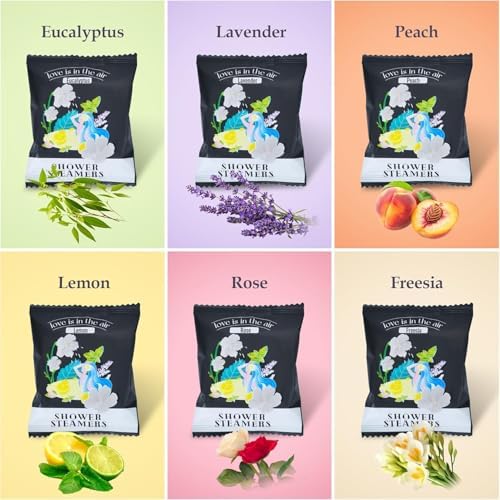 48pcs Aromatherapy Shower Steamers - Relaxation Birthday Christmas Valentine's Day Gift Set for Women and Men, Shower Bombs Tablets for Stress Relief and Self Care, Luxury Home Spa - Image 2