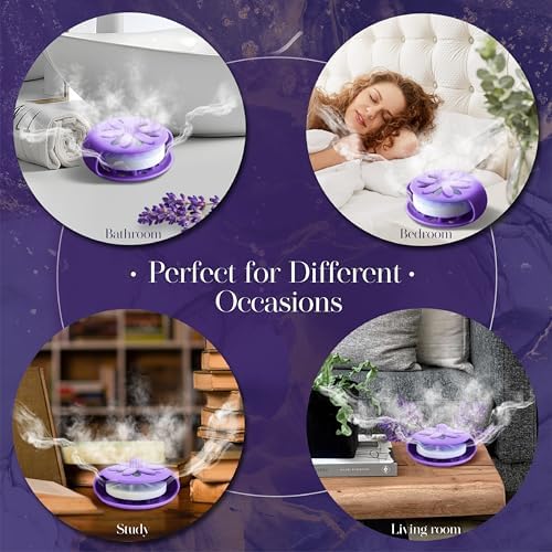 Purple Shower Steamers Tray, Big Suction Cup Shower Steamer Tablet Holder Dish for Long Lasting Use, Flake Bath Bombs Container, Adornment Household Supply Car Decoration Yoga Decor - Image 6