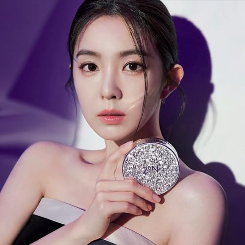 2aN Gleaming Tension Cushion Foundation Pact, Korean Cushion Foundation Makeup, Lightweight & Buildable Coverage with Ceramides and Centella Asiatica (#27 Soft Amber, 0.45 oz) - Image 3