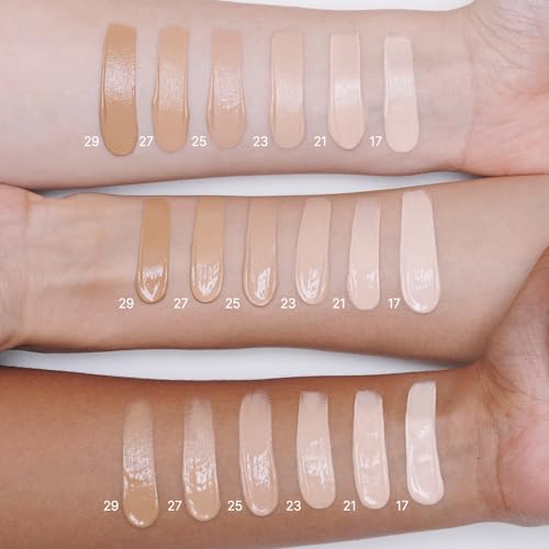 2aN Gleaming Tension Cushion Foundation Pact, Korean Cushion Foundation Makeup, Lightweight & Buildable Coverage with Ceramides and Centella Asiatica (#27 Soft Amber, 0.45 oz) - Image 5