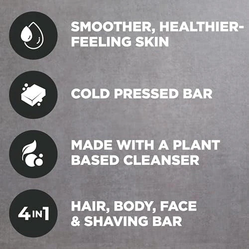 DOVE MEN + CARE Cleansing Soap Bar 4 Count to Rebuild Skin in the Shower Mixed Formulated Plant Based Ingredients 3.51 Oz - Image 2