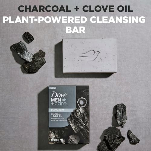 DOVE MEN + CARE Cleansing Soap Bar 4 Count to Rebuild Skin in the Shower Mixed Formulated Plant Based Ingredients 3.51 Oz - Image 5