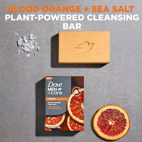 DOVE MEN + CARE Cleansing Soap Bar 4 Count to Rebuild Skin in the Shower Mixed Formulated Plant Based Ingredients 3.51 Oz - Image 6