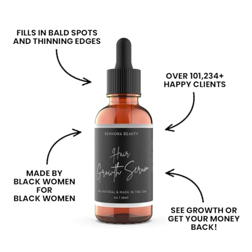 Rennora Hair Growth Serum with Organic Herbs and Natural Vitamins, Peppermint Oil, Stinging Nettle, and Rosemary Oil, No Chemicals, Formulated for Hair Regrowth (1oz per bottle, 2 Pack) - Image 4