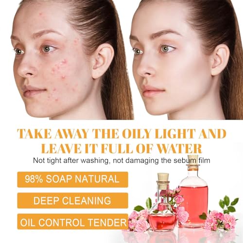 Turmeric Glow Wash Face Wash With Brush, Deep Cleansing Scrub Exfoliating Turmeric Foaming Facial Cleanser For All Skin. (100ml) - Image 7