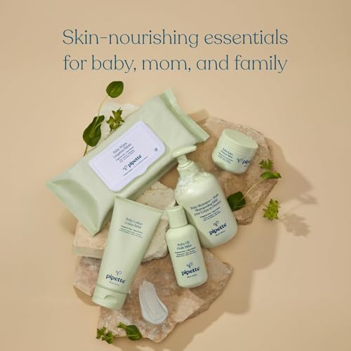 Pipette Fragrance-Free Wash and Lotion Duo, Clean, Tear-Free Bath Time, Sulfate-Free, Paraben-Free, Sensitive Skin Baby Wash, Sensitive Skin Baby Lotion, Hypoallergenic, Non-Toxic - Image 4