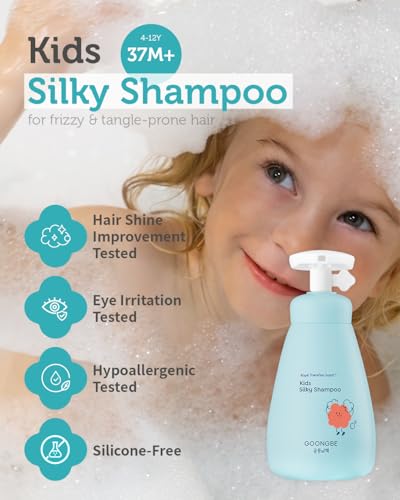 Kids' Silky Shampoo - Korean Kids Hair Softening Shampoo - Shiny and Glossy Hair for Weak, Frizzy and Tangle Prone Hair - Low pH & Silicone-Free Formula - Allergen Free Scent, 10.1 fl.oz. - Image 2