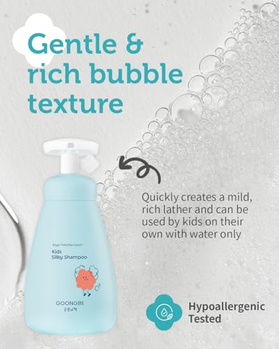 Kids' Silky Shampoo - Korean Kids Hair Softening Shampoo - Shiny and Glossy Hair for Weak, Frizzy and Tangle Prone Hair - Low pH & Silicone-Free Formula - Allergen Free Scent, 10.1 fl.oz. - Image 4