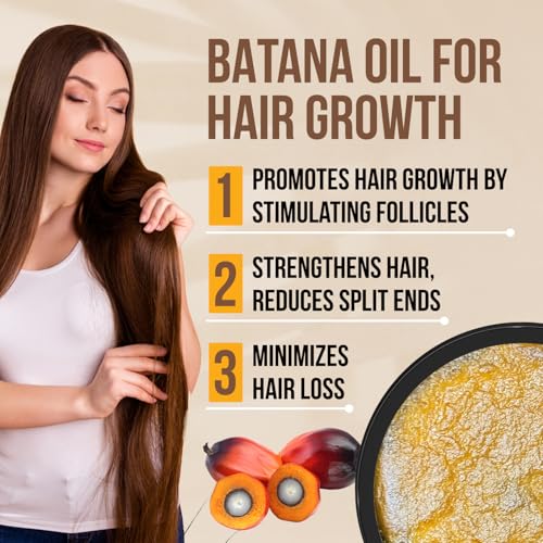 100% Pure Batana Oil from Honduras - Organic Raw Unrefined Hair Growth Oil - Natural Moisturizer for Skin and Hair - Cold Pressed Traditional Honduran Palm Nut Oil - Image 8