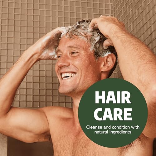 NEW Dr. Squatch Natural Body Wash and Hair Kit for Men Gift Set - Pine Tar - Exfoliating Body Wash (14 oz, 2 Pack) + Shampoo (8 oz) + Conditioner (11.5 oz) - Image 6