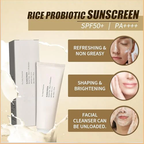 2PCS Korean Sunscreen Cream,Korean Skin Care Solution for All Skin Types, Korean Sunscreen S-P-F50 +PA++++, Korean Skin Care Solution for All Skin Types(korean sunscreen) - Image 2