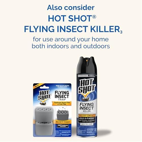 Hot Shot Flying Insect Trap, Discreet, Trap Attracts, Captures and Kills House Flies and Fruit Flies, 24/7 Continuous Attraction, No Plug-in Or Electricity Needed, 6 Count - Image 10