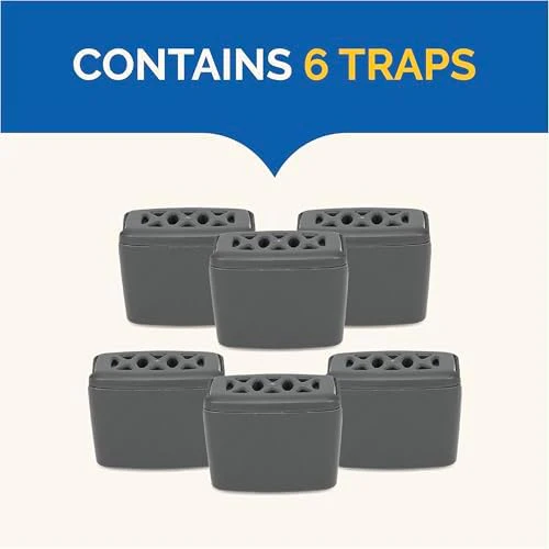 Hot Shot Flying Insect Trap, Discreet, Trap Attracts, Captures and Kills House Flies and Fruit Flies, 24/7 Continuous Attraction, No Plug-in Or Electricity Needed, 6 Count - Image 9