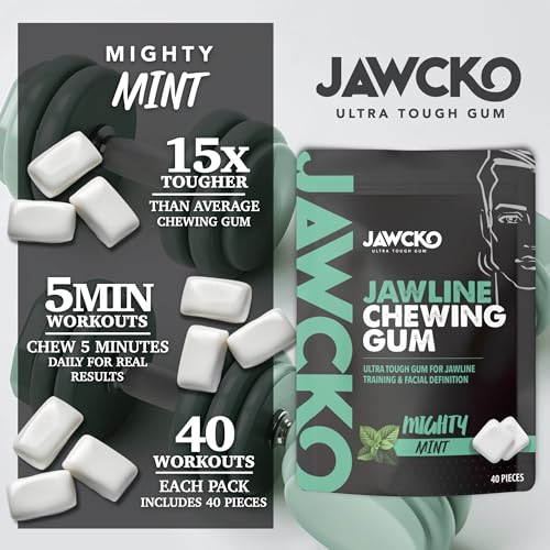 JAWCKO Ultra-Tough Chewing Gum – Mighty Mint, 15X Pack - Image 2