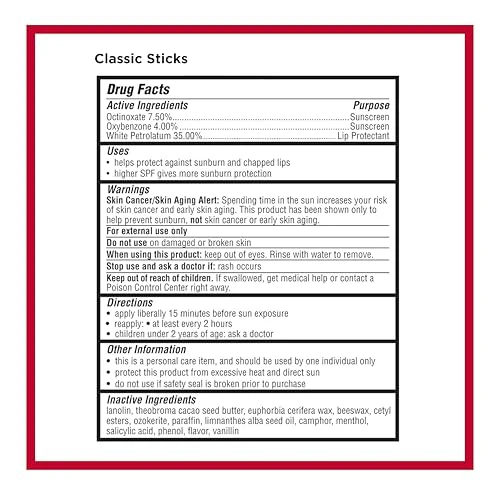 Carmex Classic Medicated Lip Balm Pack, Lip Moisturizer for Chapped Lips, 9-Count Variety Pack Bag (2 Tubes, 7 Sticks) - Image 7